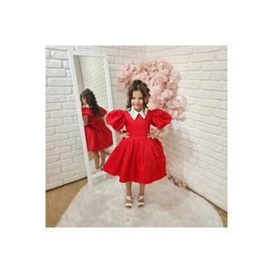 Abito Vintage in pietra rossa, abito di compleanno, vestito per scattare foto, adatto per 0-10 anni