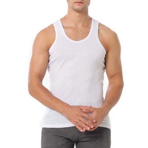 เสื้อกล้ามผู้ชายแบบถักแขนกุดทรงหลวมโลโก้ได้ตามต้องการ - Product Image 5