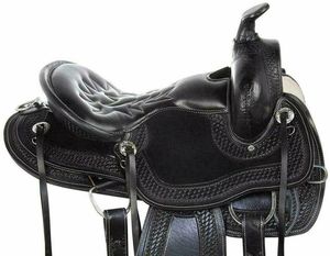 Le fournisseur indien propose une selle de course occidentale en cuir de qualité supérieure avec barres à gueuls, siège rembourré, équitation anglaise, vente disponible. - Product Image 3