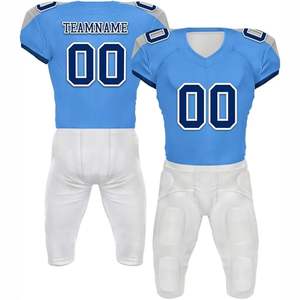 Maillot de football américain sur mesure, couleur unie, séchage rapide, respirant, manches courtes, évacuation de l'humidité - Product Image 1