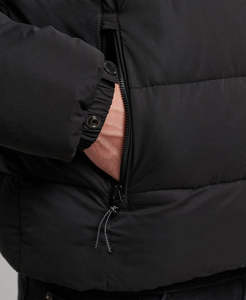 Veste matelassée pour homme, style streetwear, neuve, vente en gros d'usine, vêtements d'hiver chauds, avec manteau à bulles personnalisé, coupe-vent - Product Image 4