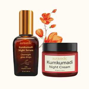 Kumkumadi Premium Night Care Herbal <b>Face</b> and Body Skincare with Licorice Root Centella Ginseng Aloe for Home Use - Product Image 1