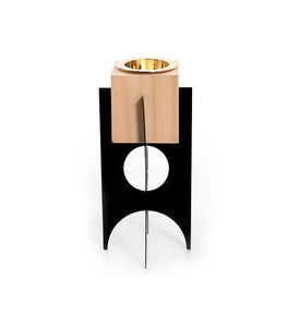 Brûleur Mabkhar couleur argent et or de designer Brûleur d'encens en acier inoxydable de qualité supérieure par Home Arts - Product Image 6