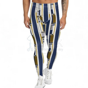 Men's High Quality Butt Lifting Fitness Tights Stretchy Sports <b>Leggings</b> Spandex/<b>Polyester</b> Quick Dry Adjustable Workout Full - Product Image 1