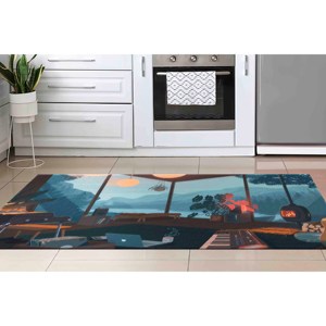 Alfombras de Estilo Lo-Fi para Habitaciones de Anime, Alfombra Estampada con Patrón Moderno, Alfombra de Terciopelo - Product Image 3