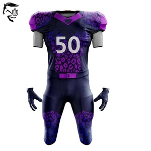 "Conjunto de Jersey y pantalón de fútbol americano | Ropa de equipo personalizada unisex para adultos | Proveedor de uniformes deportivos de poliéster a granel" - Product Image 5