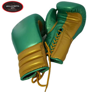 Guantes de Boxeo de Piel Metálica de Alta Calidad con Cordones de Piel, Color Personalizado, por ABDULLAH MARTIAL ARTS - Product Image 2