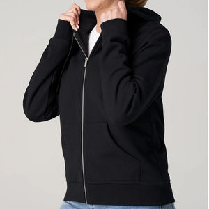 <b>Women's</b> Slim Polyester/Cotton Sports Eco-Friendly Breathable Long Sleeve Hoodies Comfortable Oversized Workout <b>Jackets</b> - Product Image 6