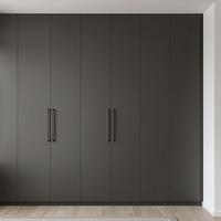 Foshan Fabricant de meubles de chambre à coucher personnalisés Armoire à vêtements Dressing Dressing moderne Armoire en bois MDF en forme de U