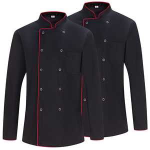 Confezione da 2 unità - Giacca da chef da uomo MISEMIYA - 682B - Prodotto in Sri Lanka - Product Image 2