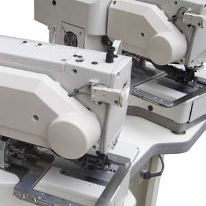 SOMAX-Máquina automática para hacer abotonaduras de cintura deportiva, máquina de coser de doble cabeza, precio barato, motor de máquina de coser recto - Product Image 4