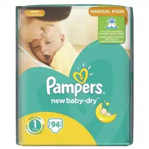 Good quality Pampers Baby-Dry Size 7, 15+ Kg, Air Channels For Breathable Pack