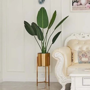 Superior Best Quality Metal Iron Flower <b>Stand</b> Living Room Side <b>Corner</b> Vase Pot <b>Stand</b> Decorative Wedding Pot <b>Stand</b> Gold Finished - Product Image 1