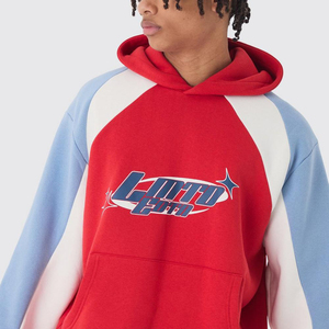 Premium Fashion Hip Hop Design Solid Color Multi Color Hoodie Tracksuits Custom Breathable Organic Cotton Fleece Material - Product Image 2