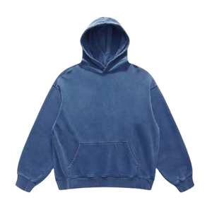 Sudadera con capucha lavada con ácido de algodón de alta calidad, jersey de estilo de diseño superior, sudaderas con capucha transpirables con bolsillo de canguro para hombre - Product Image 6