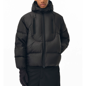 Chaqueta Acolchada con Cremallera y Capucha para Hombre, de Algodón, Abrigo Holgado y Cálido de Primavera, Personalizable para Parejas, Ropa de Abrigo al por Mayor - Product Image 4