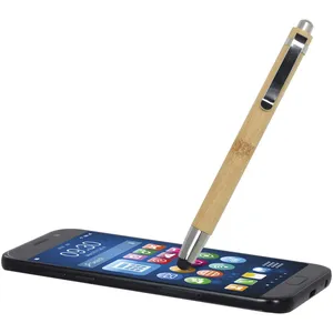 Penna a Sfera in Bambù di Olmo Certificata FSC, Gadget Promozionale Ecologico - Product Image 2