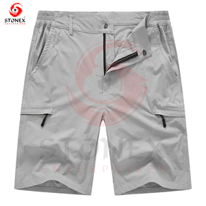 Pantalones cortos Cargo para hombre, ropa de calle, 6 bolsillos con logotipo personalizado, pantalones cortos Cargo para hombre - Product Image 1