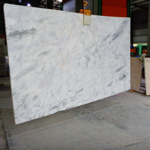 Bloque de mármol indio Statuario para escaleras interiores modernas Villas Piedra blanca natural económica Venas grises Encimeras ranuradas - Product Image 5