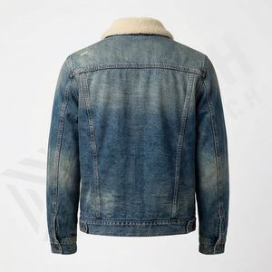 Breathable Long Sleeve Casual Plain Women <b>Canvas</b> Woven Denim Jacket Anti Wrinkle Cotton Custom Streetwear Stylish Customized - Product Image 2