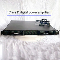 Amplificador de Potencia Digital Profesional de Clase D de 4 Canales, 1500 W a 8 ohmios, 2600 vatios RMS a 4 ohmios