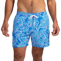 Shorts de Surf para Hombre, de Secado Rápido, Spandex/Nylon, Estampados, Personalizados, con Logotipo, Cintura Elástica, Anti-UV, Impermeables, Elásticos en Cuatro Direcciones
