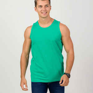 Wholesale 100% Cotton Muscle Fit <b>Tank</b> <b>Top</b> <b>for</b> <b>Men</b> High Quality Button Casual Workout <b>Top</b> with Custom Logo - Product Image 5