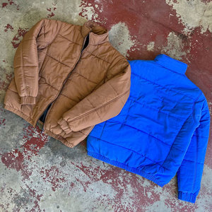 Custom Logo <b>Hooded</b> Men's Winter Puffer <b>Jacket</b> with <b>Soft</b> <b>Shell</b> Canvas Casual Style Polyester Filled Warm Street Wear - Product Image 4