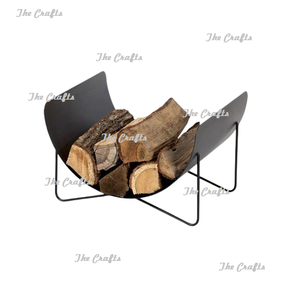 Hexagon Shape Iron Log <b>Rack</b> Holder With Premium Quality Firewood Log <b>Storage</b> <b>Rack</b> For Garden Accessories - Product Image 2