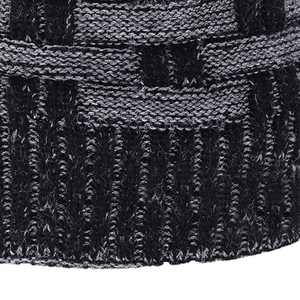 Bonnet d'hiver pour femmes et hommes, bonnet chaud d'automne, bonnet jacquard pour hommes - Product Image 5