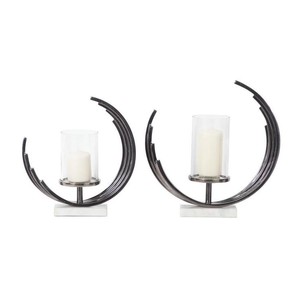 Portavelas Decorativo Elegante de Metal para Decoración del Hogar, Mesa de Oficina y Regalos Festivos - Product Image 6