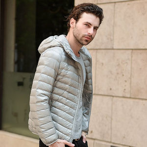Veste matelassée légère d'hiver formelle pour homme avec logo sur le devant - Service OEM pour les marques - Product Image 4