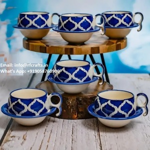 Tasse à lait en céramique Cartoon Cat Design avec couvercle | Adorable tasse à thé et soucoupe pour filles et dames - Product Image 5