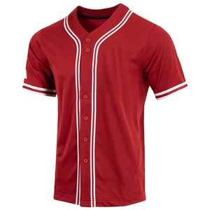 Camiseta de béisbol y softbol unisex superventas, ropa deportiva de secado rápido, jersey liso sublimado al por mayor personalizado para hombre - Product Image 1
