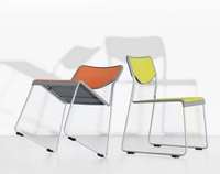 Chaise de bureau moderne en tissu, à bas prix, empilable, pliable, connectable, réglable en hauteur, pour la formation, les conférences, certifiée ISO