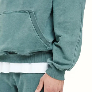 2025 sweats unisexes personnalisables sweat à capuche sérigraphié à motif solide pour hommes fabriqué par sweat à capuche de vêtements personnalisés - Product Image 3