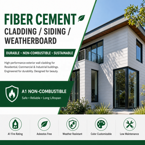 Choix des développeurs immobiliers : panneaux muraux en fibrociment pour l'extérieur, bardage, revêtements pour la façade des complexes d'appartements, normes ISO EN - Product Image 2