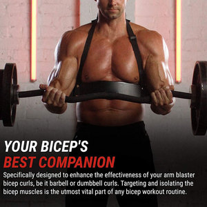 Vente en gros Fitness Biceps Curl Arm Blaster Gym Training Workout Musculation Muscles Plaque de soutien - Product Image 3