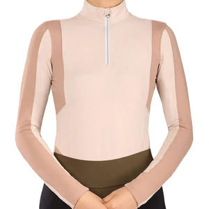 Ropa ecuestre de alta calidad Camisetas de espectáculo personalizadas Servicios de capa base de equitación de manga larga Camisa de espectáculo - Product Image 4