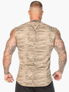 Camiseta sin mangas de algodón de talla grande para hombre, estilo único, tasa al por mayor, camisetas sin mangas transpirables cómodas de alta calidad - Product Image 3