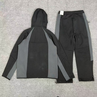 Ensemble coupe-vent respirant pour l'extérieur, veste et pantalon légers et imperméables, tenue unisexe pour jogging, randonnée et course à pied