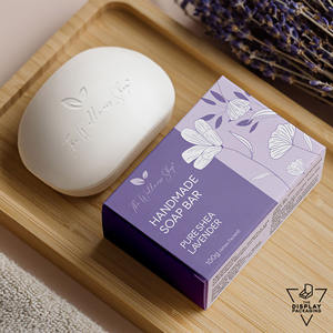 Suero para el cuidado de la piel perfumado personalizado de gama alta, embalaje de crema facial, diseño de Aroma, laminación brillante mate, carpetas de cosméticos en relieve - Product Image 4