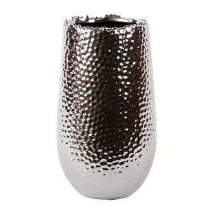 Vase à fleurs en métal élégant et fait à la main Vase de décoration artisanale unique Vase à fleurs fabriqué à la main grand grossiste - Product Image 3