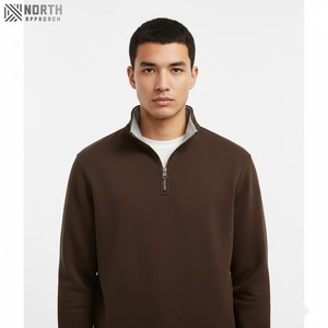 Calidad superior Oem Heavyweight Plain Logo Impreso 100% Algodón Oversize Custom Unisex Hoodies Hombres Sudaderas con capucha en blanco Sudadera de algodón - Product Image 3