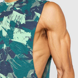 Sleeveless Tops <b>Slim</b> Fit Casual Style Camo Design Breathable Man Tank Tops Tank Tops Men's Fitness Gym Summer Cotton <b>Vest</b> Male - Product Image 6