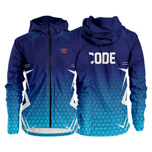 Chaqueta Cortavientos Deportiva Unisex de Alta Calidad, Holgada, Impermeable, Transpirable, con Capucha, Cremallera Completa, Talla Grande, Ligera - Product Image 6