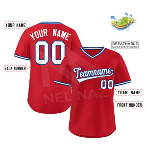 Maillots de baseball pour hommes de haute qualité, en polyester 100% à séchage rapide, avec les meilleurs designs, sublimation et impression personnalisée, vente en gros à prix abordable - Product Image 2