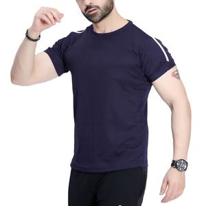 Vente directe usine – T-shirt de sport léger 220 g/m² à col rond, design tendance pour l'été, idéal pour la gym et l'entraînement – Nouveauté très demandée - Product Image 5