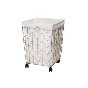 Roulettes de chariot à linge en métal SteelFlex Solution durable et hautement fonctionnelle pour l'organisation sans effort des paniers de rangement du linge - Product Image 1