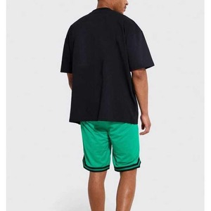 เสื้อยืดและกางเกงขาสั้นผู้ชายไซส์ใหญ่ ผ้าฝ้าย 100% สำหรับฤดูร้อน ขายส่ง ชุดเซ็ตคู่ สไตล์ไฮสตรีท ระบายอากาศได้ดี ทรงหลวม รับผลิตตามแบบ - Product Image 5